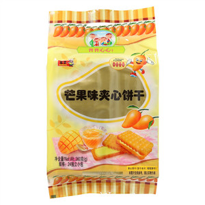 百荣芒果味夹心饼干