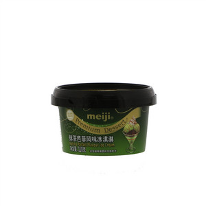 明治抹茶芭菲风味冰淇淋