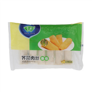 霍嘉荠菜肉丝春卷