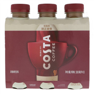 COSTA低脂肪醇正拿铁浓咖啡饮料