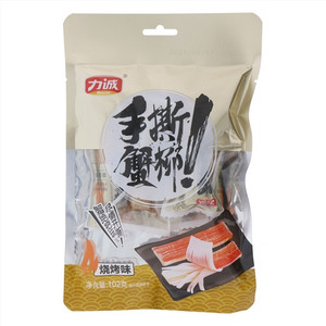 力诚92克袋装手撕蟹柳（烧烤味）