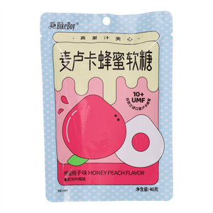 Bike Boy蜂蜜桃子味麦卢卡蜂蜜软糖