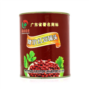 粤来粤好糖水红豆罐头