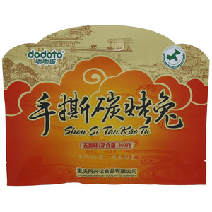 dodoto嘟嘟兔五香味手撕碳烤兔