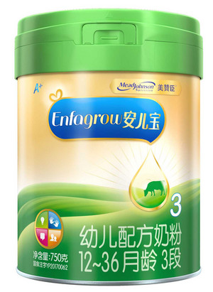 MeadJohnsonNutrition美赞臣安儿宝12-36月龄3段幼儿配方奶粉