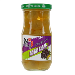 魁牌糖水葡萄罐头