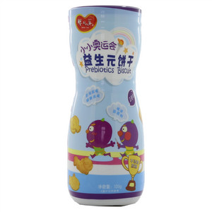 婴儿乐蓝莓味小小奥运会益生元饼干