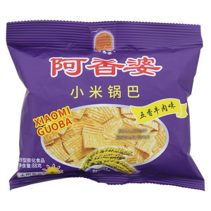 阿香婆五香牛肉味小米锅巴