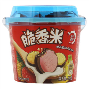 脆香米脆米酸奶巧克力杯