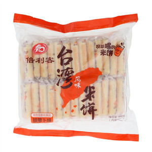 倍利客台湾风味米饼（胡萝卜味）