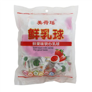 美荷瑶鲜果味鲜乳球软糖
