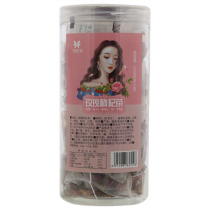 几何花草玫瑰枸杞茶