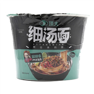 顶大酸辣味细汤面