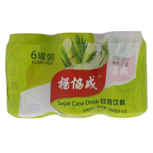 杨协成300mL 罐装甘蔗水24版六连包