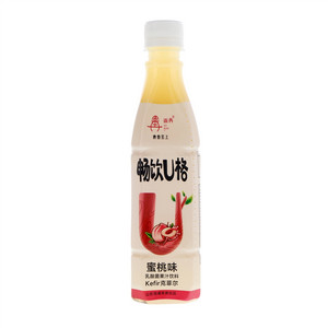 雨冉畅饮U格蜜桃味乳酸菌果汁饮料