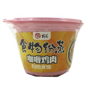 柏兰食物纷蒸咖喱鸡肉自热米饭