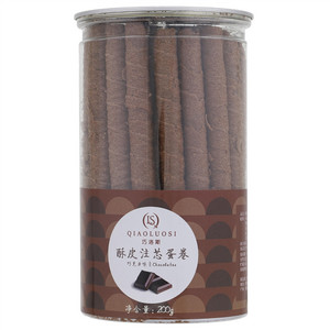 巧洛斯巧克力味酥皮注芯蛋卷