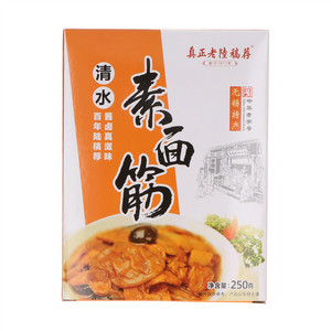 真正老陆稿荐清水素面筋