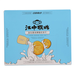 江中猴姑益生菌发酵酸奶饼干