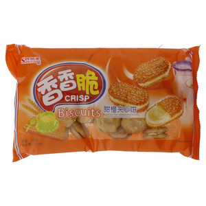 四知堂香香脆甜橙夹心饼