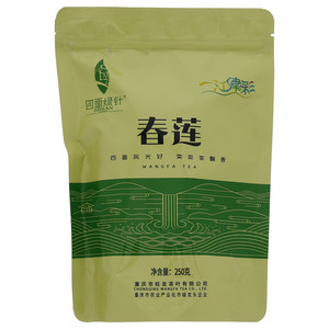 四面绿针春莲绿茶