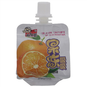 喜童童香橙味果冻吸吸