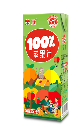 荣氏学生营养餐专供纯100%苹果汁