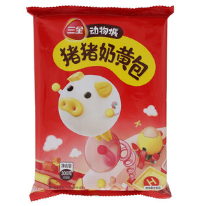 三全动物城猪猪奶黄包