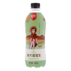 恒大泡泡茶西柚味汽水