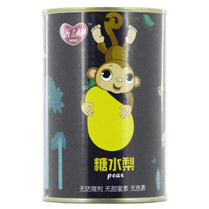 乐桃糖水梨罐头