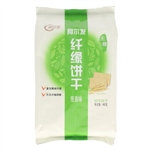 阿尔发无糖葱香味纤缘饼干