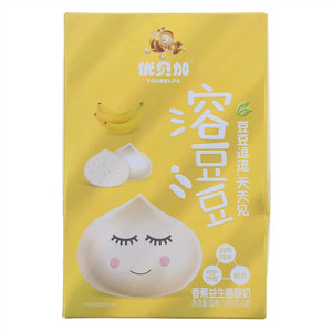优贝加溶豆豆香蕉益生菌酸奶