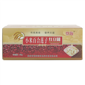 登海小米百合莲子红豆糊