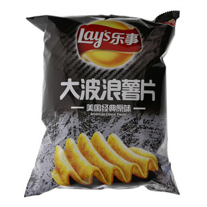 乐事大波浪薯片美国经典原味145克*14包