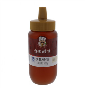 众天蜂味枣花蜂蜜500g