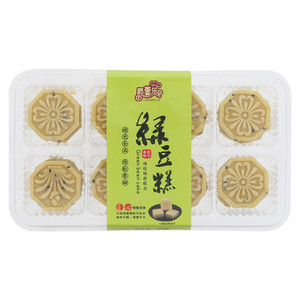 晶美乐绿豆糕(熟粉类糕点）