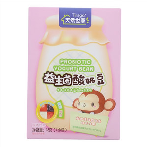 天然世家活性益生菌酸奶豆四合一味