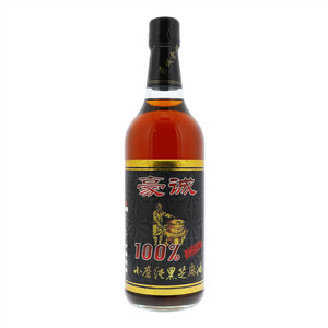 豪诚100%小磨纯黑芝麻油