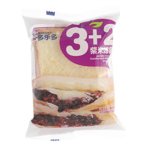 多乐多3+2紫米炼乳吐司面包