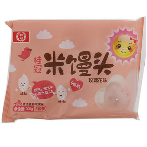 桂冠玫瑰花味米馒头