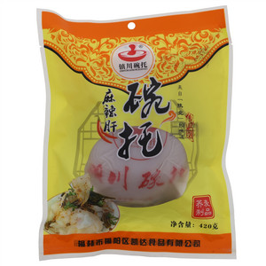 镇川麻辣肝碗托