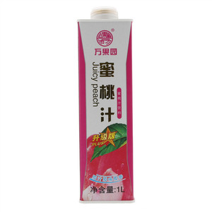 万果园蜜桃汁饮料