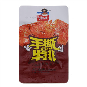 洞庭渔郡手撕素牛排黑椒味