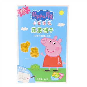Peppa Pig小猪佩奇蔬菜饼干