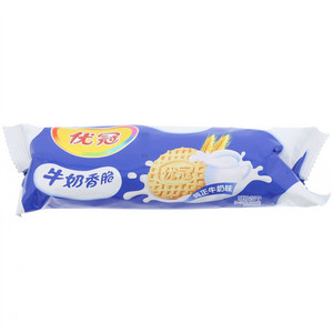 牛奶香脆纯正牛奶味酥性饼干100G