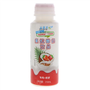 益将军果粒酸奶饮品（杀菌型）草莓+椰果