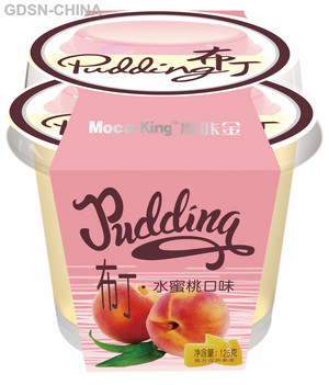 MOCAKING摩咔金水蜜桃味牛奶布丁