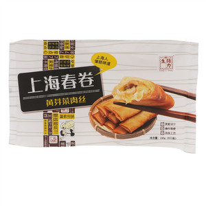 张力生黄芽菜肉丝上海春卷
