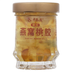 早春燕鲜炖燕窝桃胶