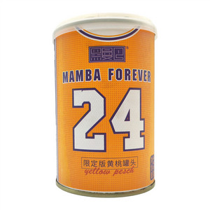 黑曼巴黄桃罐头